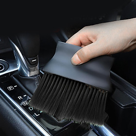 Car Interior Detailing Brush Soft Bristles Scratch Free Dust Removal Brush for Air Conditioning Air Outlet Computer Office Dashboard