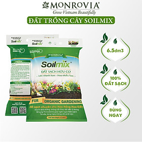 Đất trồng cây SOILMIX cho hoa hồng, cây cảnh, sen đá, rau sạch hữu cơ