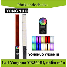 Đèn led Yongnuo YN-360III RGB - Hàng Chính Hãng