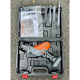 Mua MÁY CƯA KIẾM PIN 21V KÈM HỘP NHỰA VÀ 4 LƯỠI CẮT M21-CK20C DEKTON - HÀNG CHÍNH HÃNG