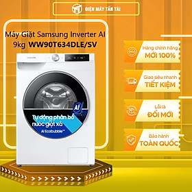 Mua WW90T634DLE/SV - Máy giặt cửa trước Samsung 9kg Inverter WW90T634DLE/SV - Màu trắng - Hàng chính hãng