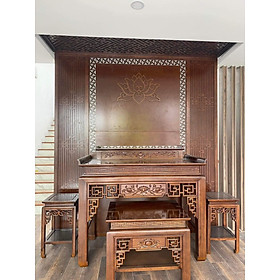 Mua bàn thờ gỗ sồi 217cm
