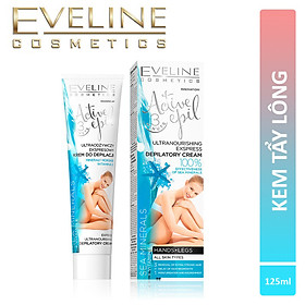 Kem tẩy lông Eveline chiết xuất khoáng chất biển dành cho mọi loại da Active Epil 125ml