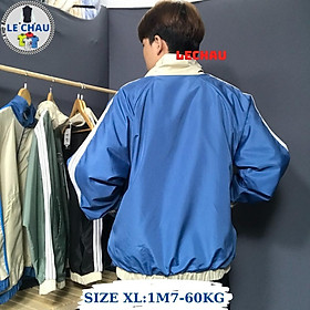 Áo khoác dù nam nữ unisex áo ulzzang Hàn Quốc LEASTREET áo khoác chống nắng street style 2 lớp cao cấp - MAR Biển XL < 75kg