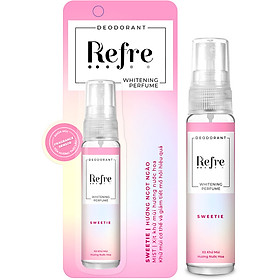 Xịt Khử Mùi Dưỡng Trắng Hương Nước Hoa Refre Whitening Sweetie Hương Ngọt Ngào (30ml)