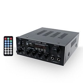 KS33BT Digital Audio Player BT Power Amplifier LCD Display BT Amplifier Amp Speaker with Remote Control for Car Home
