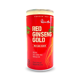 Nước Uống hồng sâm QB - Red Ginseng Gold QB thể tích 175ml lon  thùng 30