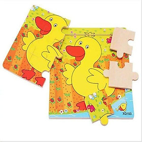 Tranh ghép hình 3D CAO CẤP Tranh gỗ cho bé 1 2 3 tuổi, bảng ghép hình bằng gỗ nổi ngộ nghĩnh dày dặn