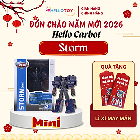 Đồ Chơi Mô Hình Lắp Ráp Xe Hơi Biến Hình HELLO CARBOT Mini Storm