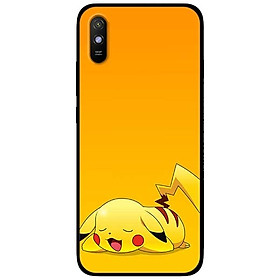 Ốp lưng dành cho Xiaomi Redmi 9A mẫu PiKa nền vàng
