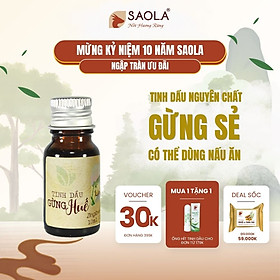 Tinh dầu Gừng Huế 10ml (Ginger oil)