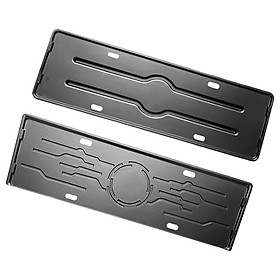 2 Pieces Front Rear  Plate Frame Number Plate Holder for Byd Han Matt