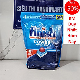 Túi 80 viên rửa chén Finish All In 1 Max Dishwasher Tablets PTT025451 - 100V Finish All in 1 Max
