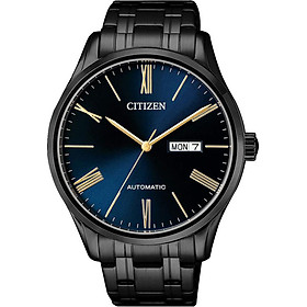 Đồng Hồ Citizen Nam Dây Kim Loại Máy Cơ-Automatic NH8365-86M - Mặt Xanh (40.8mm)