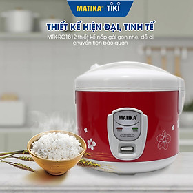 Mua Nồi Cơm Điện MATIKA 1.8L MTK-RC1812 - Hàng chính hãng