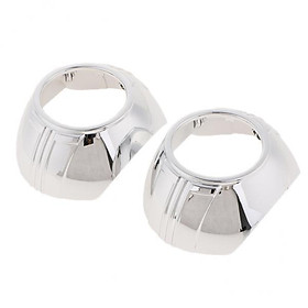 2-4pack Pair 3.0 inch Bi-xenon Projector Lens Shrouds Mask Cover for Ford S-MAX