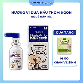 Xịt Ngừa Sâu Răng Altawell KIDTeeth Cho Trẻ Từ 6 Tháng Tuổi, Vị Dưa Hấu Thơm Ngon