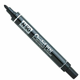 Bút dạ dầu Pentel N50 - Viết được trên nhiều chất liệu, Mực nhanh khô, không nhòe khi thấm nước