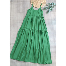 Váy Đầm 2 Dây Maxi Trắng Xòe Dài Qua Gối Midi đi biển đi chơi dạo phố đẹp  xinh Z012  HolCim  Kênh Xây Dựng Và Nội Thất