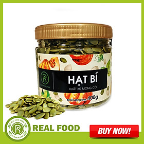 Hũ Hạt Bí REAL FOOD STORE (400g)