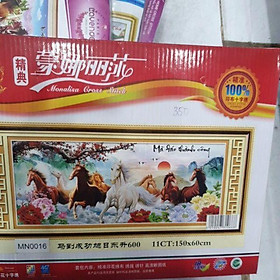 Mua Thanh lý giá rẻ tranh thêu mã đáo thành công ( 8 ngựa)