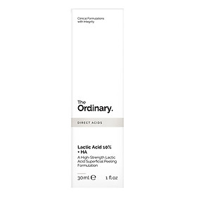 Tinh Chất Tẩy Tế Bào Chết Và Cấp Nước The Ordinary Lactic Acid 10% + HA 30ml