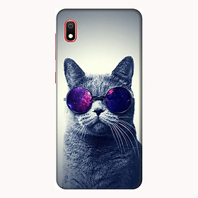Ốp lưng điện thoại Samsung Galaxy A10 hình Mèo Con Đeo Kính Mẫu 2 - Hàng chính hãng