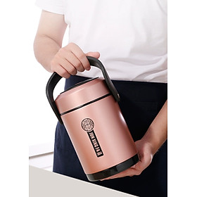 Mua ( Hàng Cao Cấp ) Cặp Lồng Nắp chồng Tràn 3 Tầng INOX 304 Loại 1 6L và 2.0L