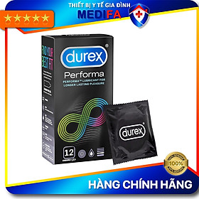 Bao cao su durex performa chính hãng - chống xuất tinh sớm cho nam