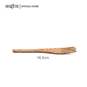Bộ Muỗng, thìa, dĩa ONGTRE bằng gỗ Dừa tự nhiên thân thiện môi trường