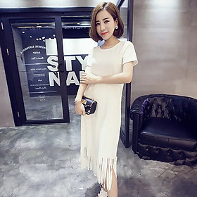 Đầm Ngắn Tua Rua Cho Mẹ Bầu Lovemom