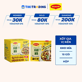 Hộp 10 gói Xốt gia vị nền Maggi Kho mía