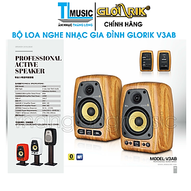 Dàn âm thanh giải trí tại gia Hifi Speaker Glorik V3AB (Bluetooth Stereo) - Hàng chính hãng