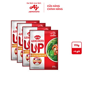 Combo 4 Bột gia vị đa năng cao cấp AJI-NO-MOTO UP 170g