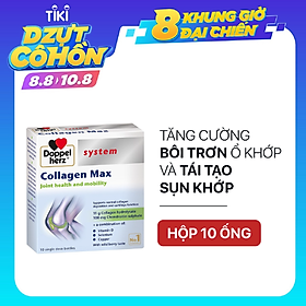 Collagen thuỷ phân tăng độ linh hoạt của khớp Doppelherz Collagen Max (Hộp 10 ống)