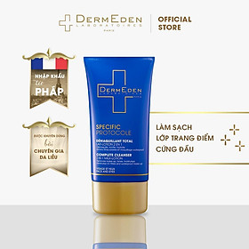 Nước tẩy trang dạng sữa làm sạch và dưỡng ẩm cao cấp DERMEDEN Complete Cleanser 150ml