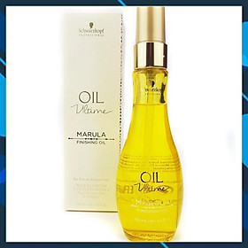 Tinh dầu dưỡng tóc sợi mảnh đến trung bình Schwarzkopf OIL Ultime Marula Finishing Oil 100ml (màu vàng nhạt)