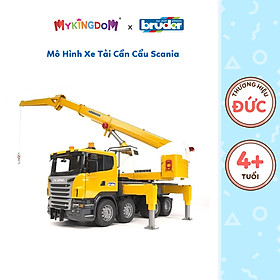 Mô Hình Theo Tỉ Lệ Thu Nhỏ 1 16 Bruder Xe Tải Cần Cẩu SCANIA - BRU03570