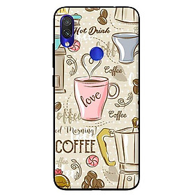 Ốp lưng in cho Xiaomi Redmi Note 7 mẫu Coffee Time - Hàng chính hãng