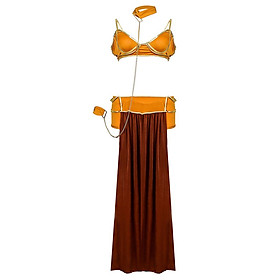 Soft Belly Dance Dress Bra Skirt Set Women Adult Sexy Suit for Cosplay M