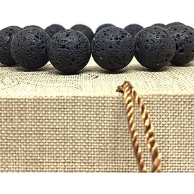 Vòng Tay Đá Núi Lửa Chuẩn 5A 12MM KATEDA