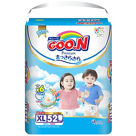 Tã quần Goon Premium cao cấp gói siêu đại XL52 (12kg ~ 17kg) 52 miếng