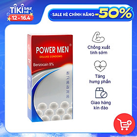 Bao Cao Su Hỗ Trợ Trị Xuất Tinh Sớm Powermen