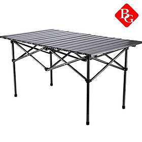 Bàn cắm trại gấp màu đen model TSD,có nhiều Size:53,95,120cm,đa năng,dễ mang theo, dã ngoại,có thể gập lại - TSD-95