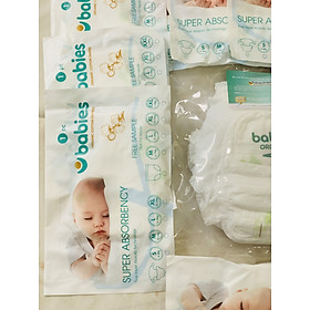 Bỉm Dùng Thử BABIES ORGANIC Size S66/M54/M56/L50/XL46 Tinh Chất Lô Hội, Siêu Mỏng, Thấm Hút Nhanh, Thương Hiệu Việt Nam