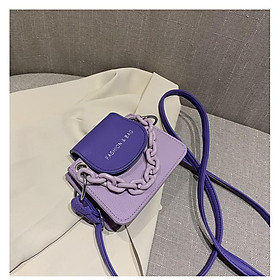 Túi đeo chéo nữ Túi xách nữ mini phối màu Fashion & Bag TD13