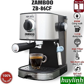 Mua Máy pha cà phê espresso Zamboo ZB-86CF - max 15 bar - 850W - Hàng chính hãng