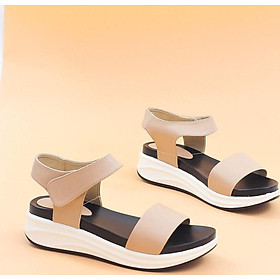 Giày Sandal Đế Xuồng Quai Dán 3cm Pixie 4162