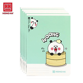 Lốc 5 quyển vở học sinh 4 ô ly Hồng Hà 200 trang khổ B5 School Monster 0588