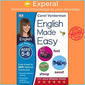 Hình ảnh sách Sách - English Made Easy, Ages 5-6 (Key Stage 1) : Supports the National Curr by Carol Vorderman (UK edition, paperback)